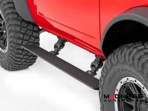 Ford Bronco Side Steps - Power Running Boards - 2 Door - Rough Country - E-Boards